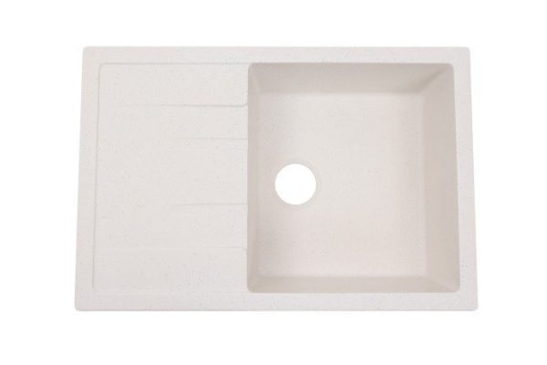 ALCORA mount sink Leya 5592S-19 with drainer 75x50.5x18.5 cm