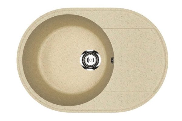 Kitchen sink ECON UPD-107 with drainer 61x47x19 cm