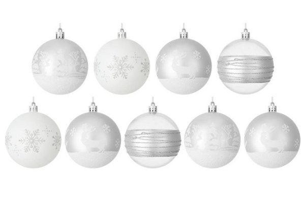 Set of Christmas balls Hall HTP240313-24 9 pcs.
