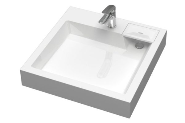 Wall-hung sink Sigma above the washing machine Wall-hung, 60x11x60 cm