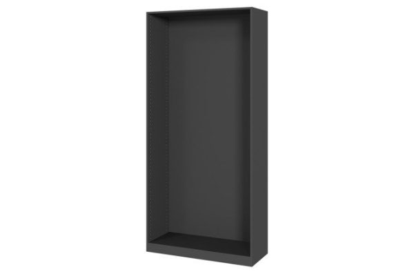 Cabinet body Oscar 100x212x38.8 cm, anthracite