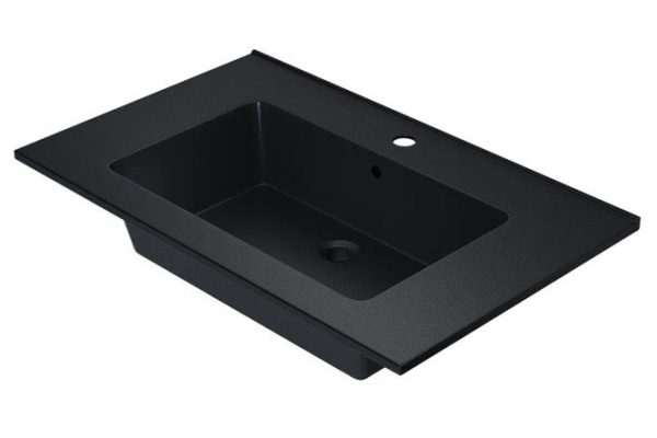 Bathroom sink Parma Quartz 291003007 Semi-recessed, 76.5x15.8x47.5 cm