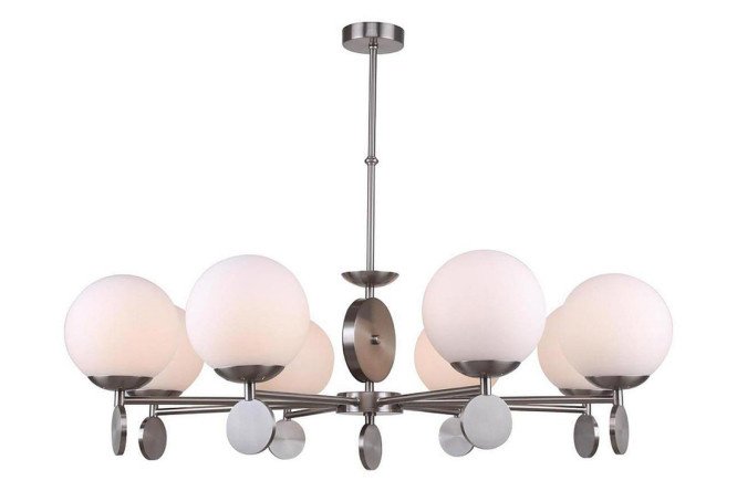 Chandelier on a rod STILFORT Marcela 24 sq.m., 92x70x92 cm, E27