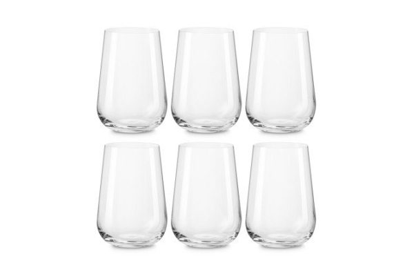 Set of glasses CRYSTAL BOHEMIA Ardea 470 ml, Glass, 6 pcs.