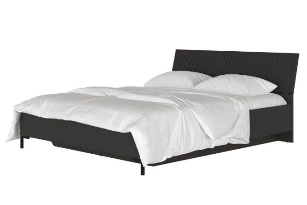 Bed with lifting mechanism San Gimignano color anthracite, gothic