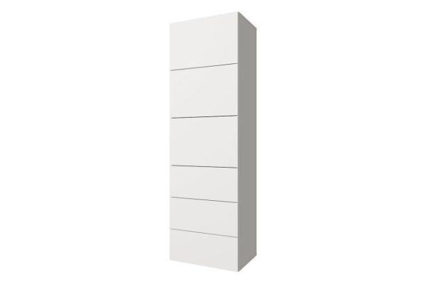 cwhfw3ppxu9xm85vouxb7hng1av76nae.jpg Wardrobe 3 doors and 3 drawers Oscar 60x192 with door closer, white