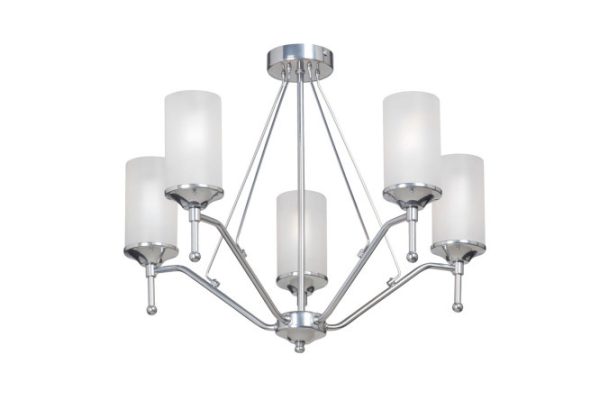 Chandelier V4964-9/5PL 15 sq.m., 55x45.5x52 cm, E27