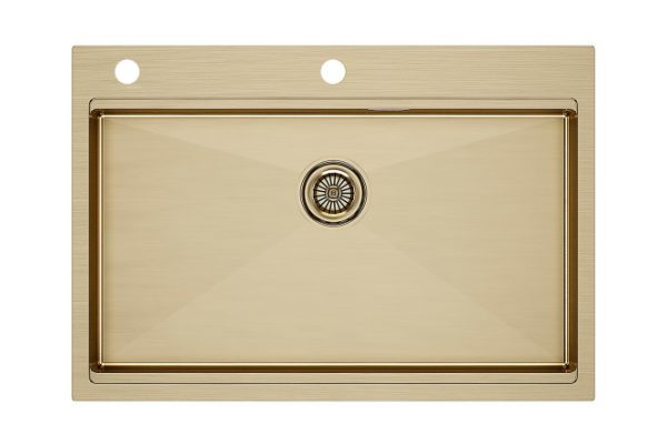 Inset sink PAULMARK Kroner-pro 75 PM707551-BS 75x51x20 cm