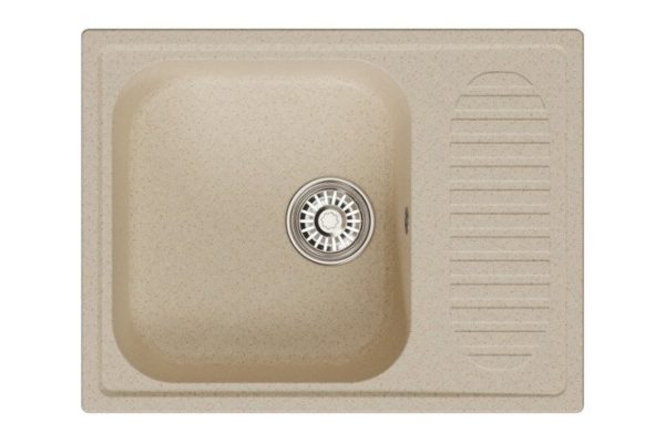 Inset sink with drainer MIXLINE ML-GM18 551973 64x49x21 cm