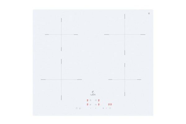 Induction hob LEX EVI 640A wh, white 59 cm