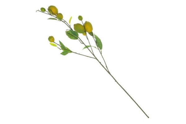 Artificial branch Lemon 13x13 cm