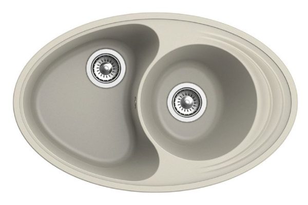 EWIGSTEIN Elegant EW-E-W90KF mortise sink with drainer 82x52x19 cm