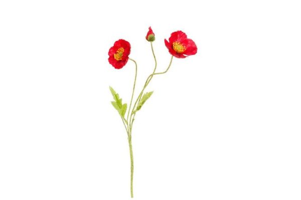 Artificial plant Field poppy 59 cm