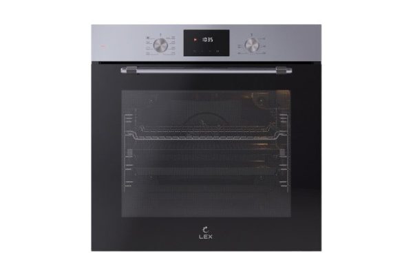 Electric oven LEX EDP 680 IX MAX, black, stainless steel 59.5x59.5x54.7 cm
