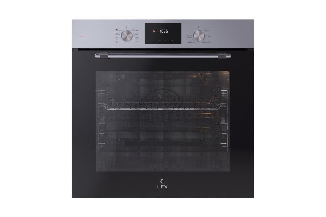 Electric oven LEX EDP 680 IX MAX, black, stainless steel 59.5x59.5x54.7 cm