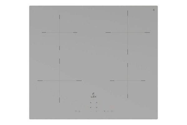 Induction hob LEX EVI 640A GR, gray 59 cm