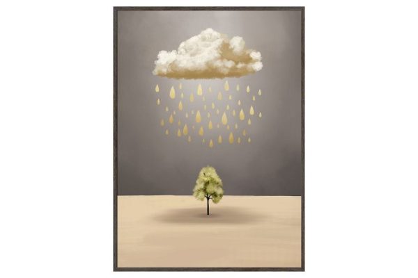 Reproduction in frame Cloud Dream 53x73 cm