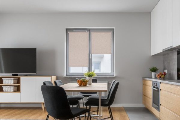 Roller blind MICASA Rafael Tahiti color dusty rose, 80x175 cm