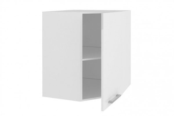 d37c62b83092c2f8b2f817b2057308ce.jpg Front for wall-mounted corner cabinet Amika 36.3x71.6 cm, glossy white color