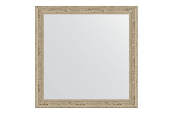 Wall mirror in a baguette frame EVOFORM ivory 63x63 cm