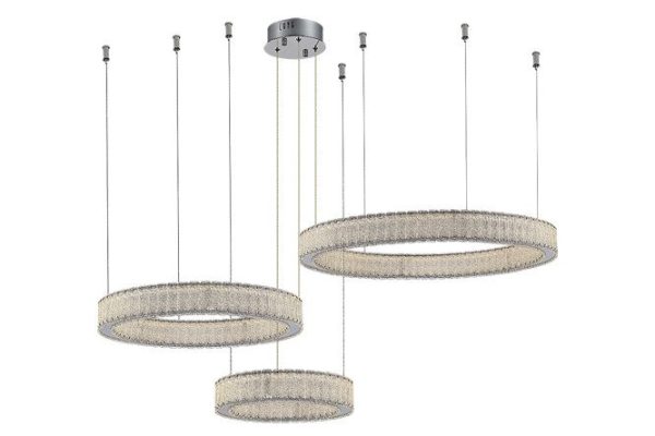 Hanging chandelier ST LUCE Latozzo 100 sq.m., LED, 130 cm
