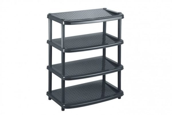 Shoe rack 4 shelves Paola 49x78x31 cm