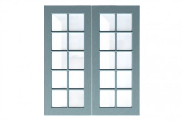 Set of fronts for cabinet Michelle 39.6x95.6 cm, blue color