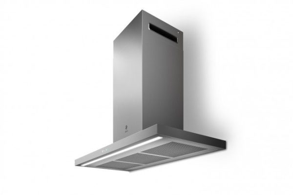 Hood ELICA THIN ISLAND color stainless steel, 119x119x57 cm