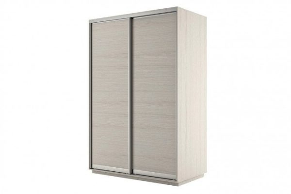 Sliding wardrobe 2-door Slide 120x240x60 cm, light shimo ash