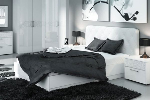 Bed with lifting mechanism Amelie 160x200 cm