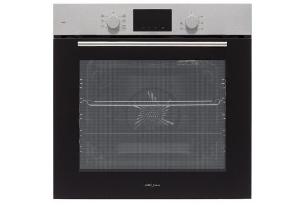 Electric oven KRONAsteel Legende 60 IX KROE075, stainless steel, black 59.5x59.5x56.7 cm