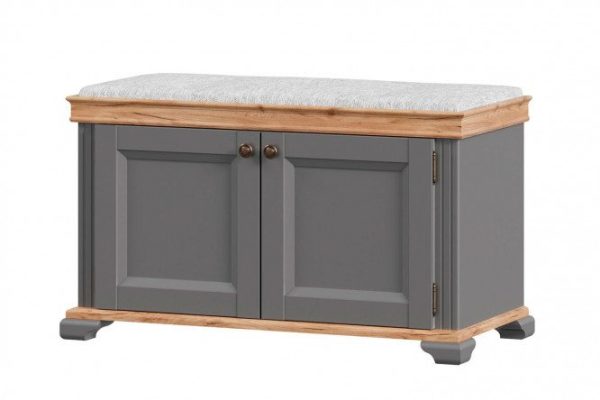 Sideboard with pouf Amelie 100x58x46 cm
