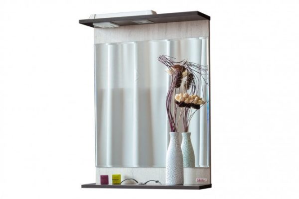 Mirror with shelf Sanflor Toledo 55.4x73.6x14.6 cm