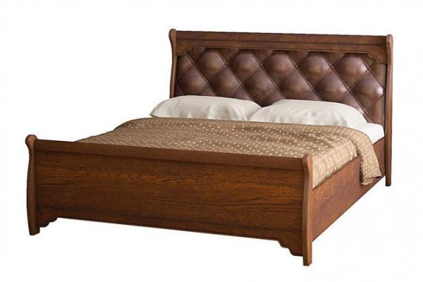 Florence bed color oxford oak, brown