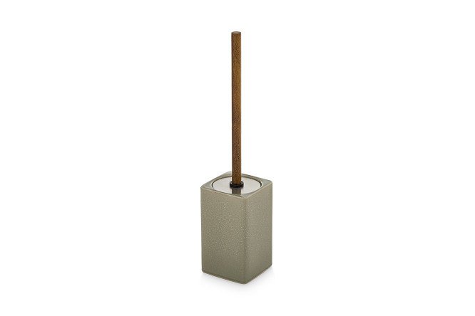 Toilet brush in stand EVIO Natural 9.2x42x9.2 cm, Ceramic