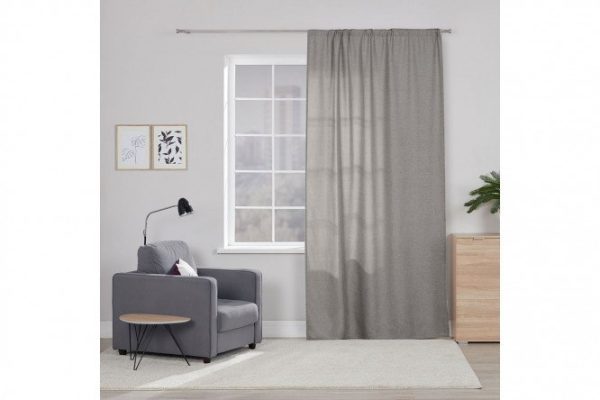 Ribbon curtain MICASA Vanda 150x280 cm, 1 piece, dark gray