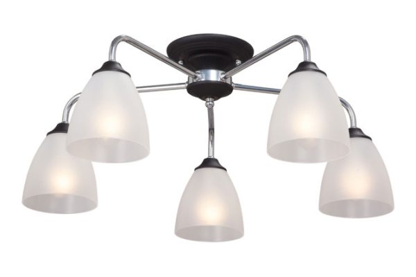 Chandelier V3946-1/5PL 15 sq.m., 61x23.5x61 cm, E14