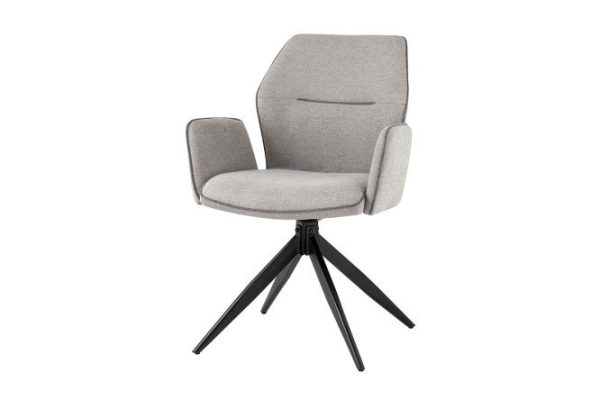 Helm swivel dining chair with armrests 59x86x61 cm