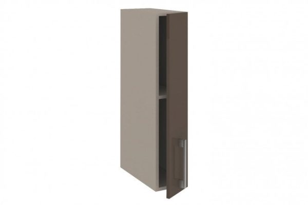 Amika cabinet front 14.6x71.6 cm, glossy truffle brown color