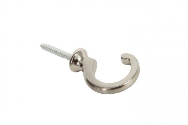 Set of hooks for tiebacks COMFORT Fistro 2 pcs., steel color