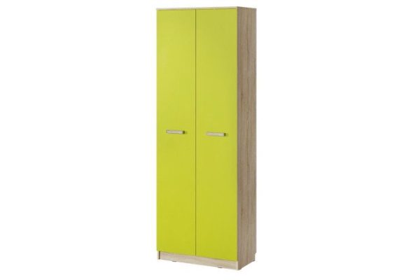d7e71ca84ea94678a130256fa2348034.jpg Wardrobe Watercolor oak Sonoma/lime 80.2x225.6x41.4 cm