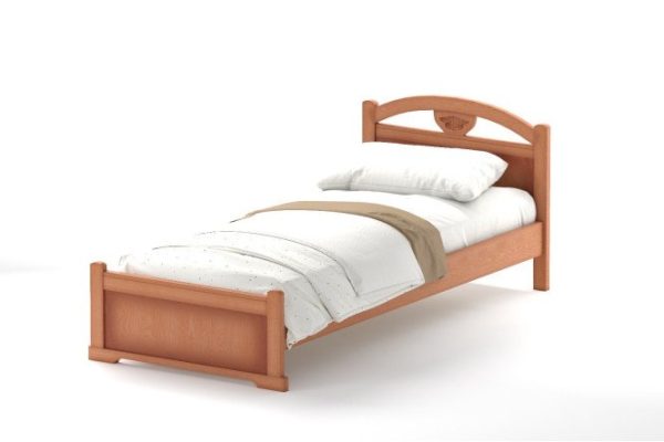 Bed with low footboard XV MT color alder