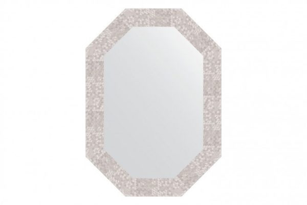Wall mirror in a baguette frame EVOFORM Polygon BY 7097, aluminum honeycomb 52x72 cm