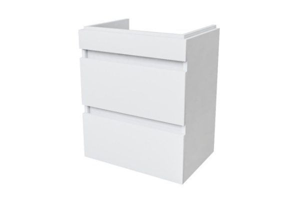 Wall-mounted cabinet with drawers IDDIS Zodiac ZOD5CB0i95 49.4 cm, frame color white, facade white