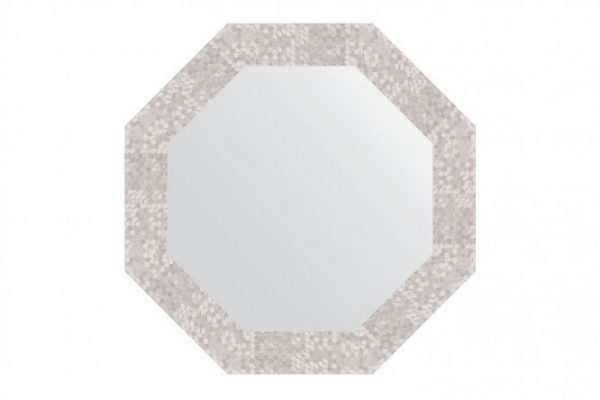 Wall mirror in a baguette frame EVOFORM Octagon BY 7308, aluminum honeycomb 57x57 cm