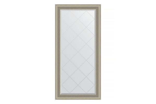 Wall mirror with engraving in a baguette frame EVOFORM BY 4278 chameleon 76x159 cm