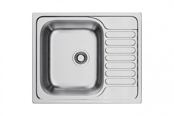 Inset sink with wing OMOIKIRI Kashiogawa 60-IN 4993274, stainless steel 60x50x16 cm