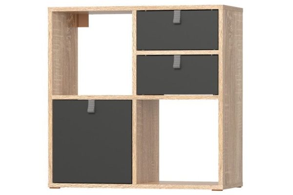 Rack 4 sections Bricks sonoma / anthracite