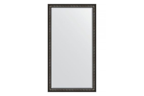 Floor mirror with bevel in a baguette frame EVOFORM BY 6148 black artdeco 110x199 cm