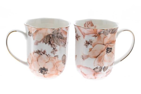 Set of Julie mugs 390 ml, Porcelain